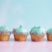 cupcakes azzurri ripetuti